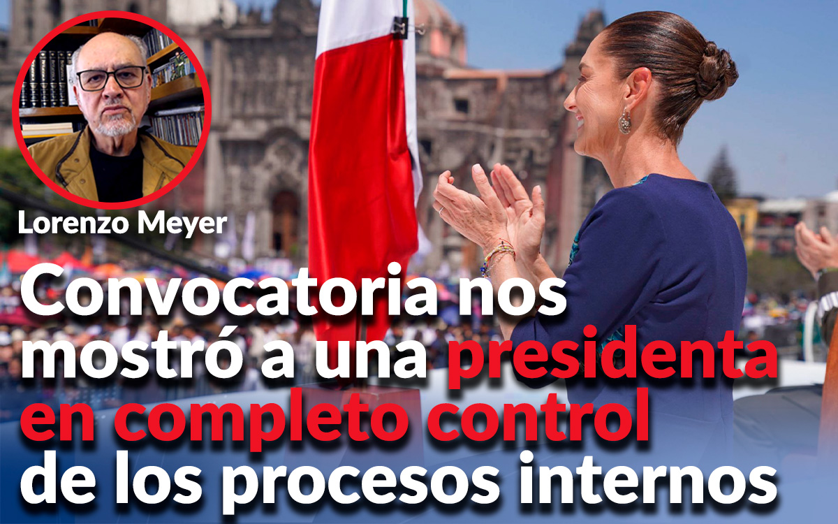 “La presidenta tiene un respaldo fuerte”: Lorenzo Meyer