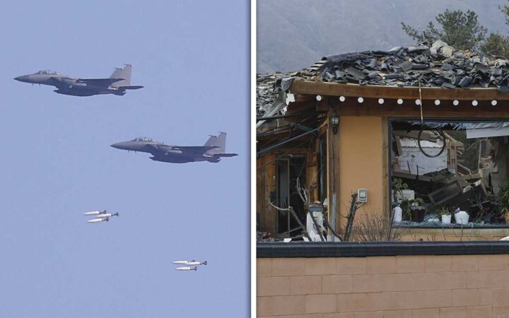 Aviones surcoreanos bombardean accidentalmente una ciudad; al menos 15 heridos Aviones surcoreanos bombardean accidentalmente una ciudad; al menos 15 heridos