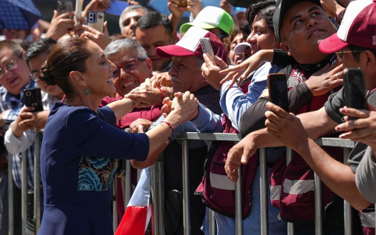 Un Zócalo así no se llena pagándole a la gente: Sheinbaum rechaza acarreados