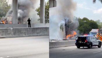 EU: Mueren todos los tripulantes de avioneta que se estrelló en Boca Ratón