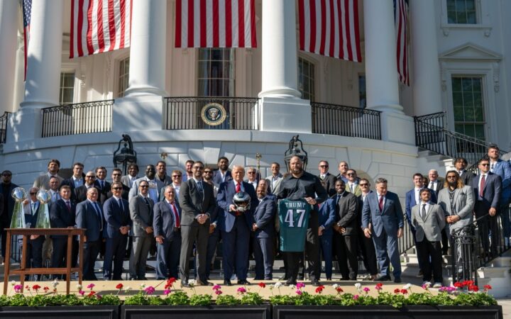 Recibe Donald Trump a Philadelphia Eagles en la Casa Blanca | Video Recibe Donald Trump a Philadelphia Eagles en la Casa Blanca | Video