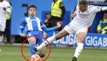 Un partido de sanción a Mbappé tras hachazo a un rival