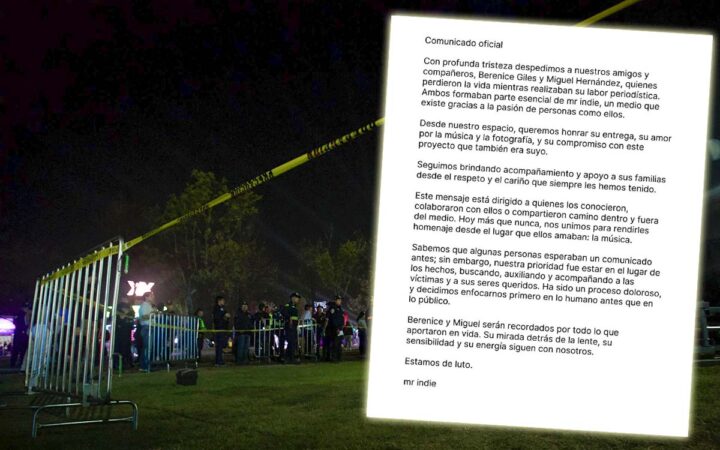 'Mr. Indie' confirma muerte de dos colaboradores en Festival Axe Ceremonia