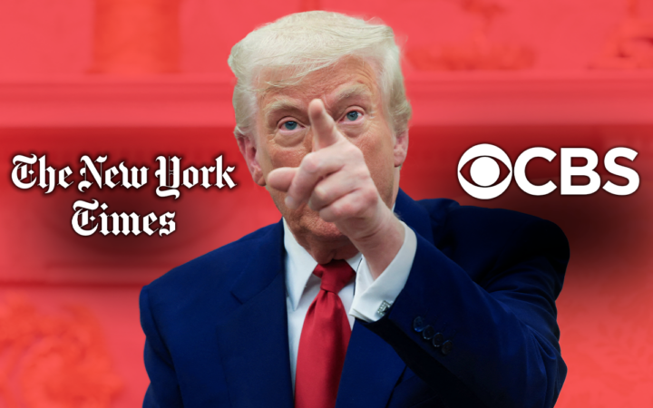 Trump amenaza a NYT y redobla ataques contra CBS Trump amenaza a NYT y redobla ataques contra CBS