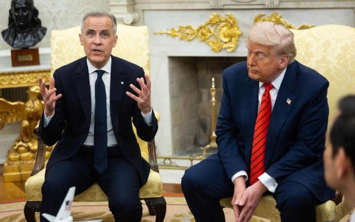 Carney le dice a Trump que "Canadá no está a la venta" y este responde "nunca digas nunca" Carney le dice a Trump que "Canadá no está a la venta" y este responde "nunca digas nunca"