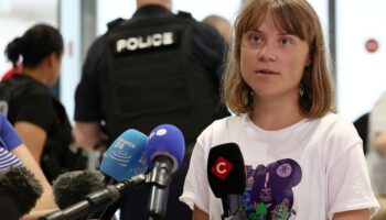 Greta Thunberg denuncia en Francia que fueron 