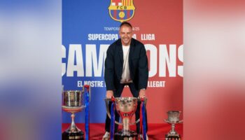Hansi Flick, elegido mejor entrenador de la temporada en LaLiga EA Sports
