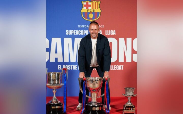 Hansi Flick, elegido mejor entrenador de la temporada en LaLiga EA Sports Hansi Flick, elegido mejor entrenador de la temporada en LaLiga EA Sports