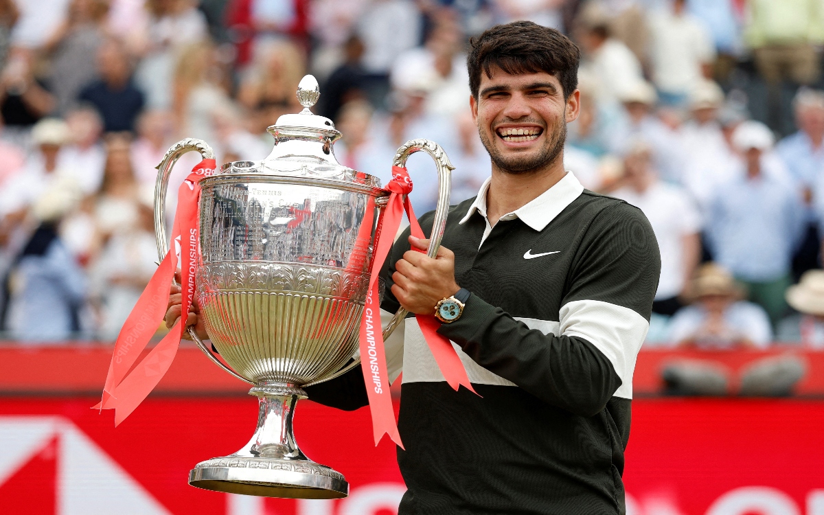 Carlos Alcaraz se declara en Queen's listo para Wimbledon | Video Carlos Alcaraz se declara en Queen's listo para Wimbledon | Video