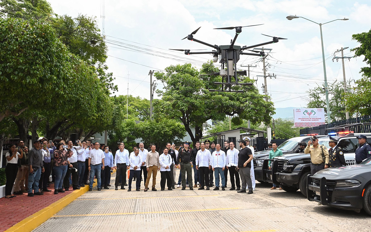Chiapas incorpora drones artillados para reforzar la seguridad en la frontera Chiapas incorpora drones artillados para reforzar la seguridad en la frontera