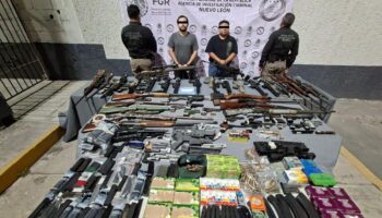 Caen 3 con arsenal, vehículos y maquinaria para fabricar cartuchos en MTY