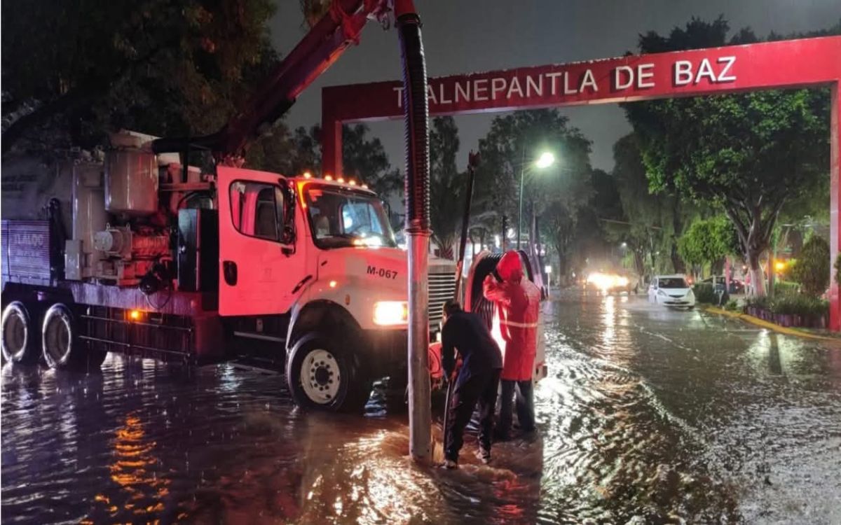 Mantienen alerta permanente por lluvias en Edomex Mantienen alerta permanente por lluvias en Edomex