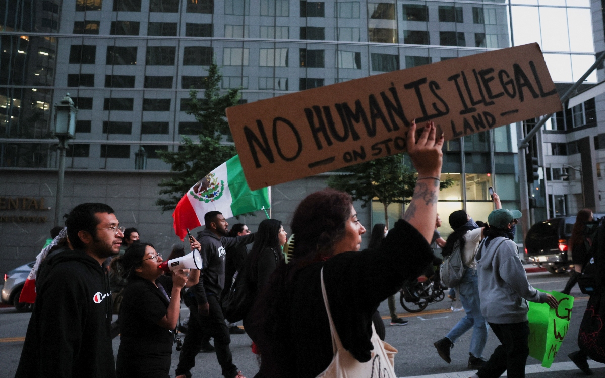 Ha sido un movimiento contra Trump ordenado y pacífico: periodista