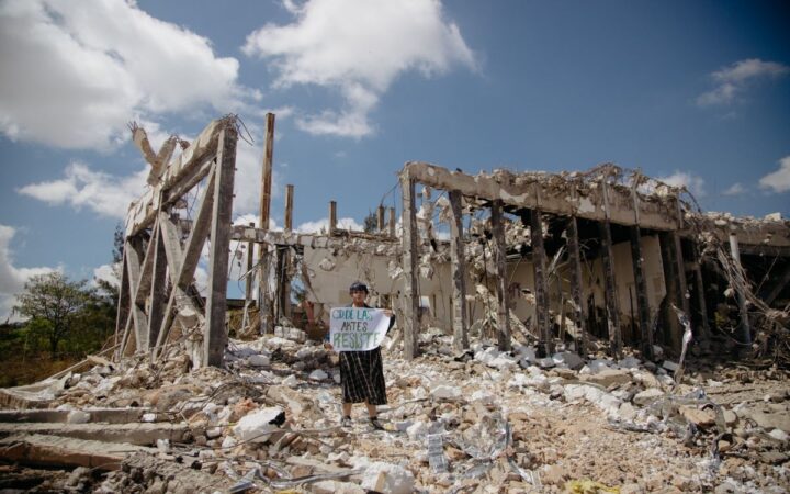 Nayarit | Manifestantes acusan intimidación policial en Ciudad de las Artes