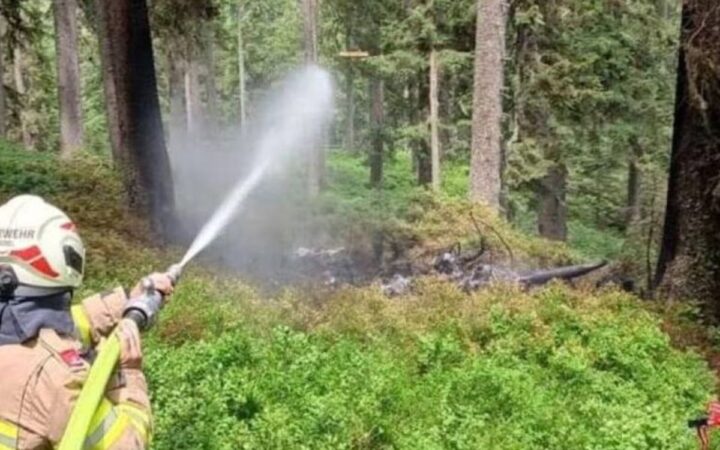 Mueren 4 pasajeros de una avioneta alemana al estrellarse en Austria Mueren 4 pasajeros de una avioneta alemana al estrellarse en Austria