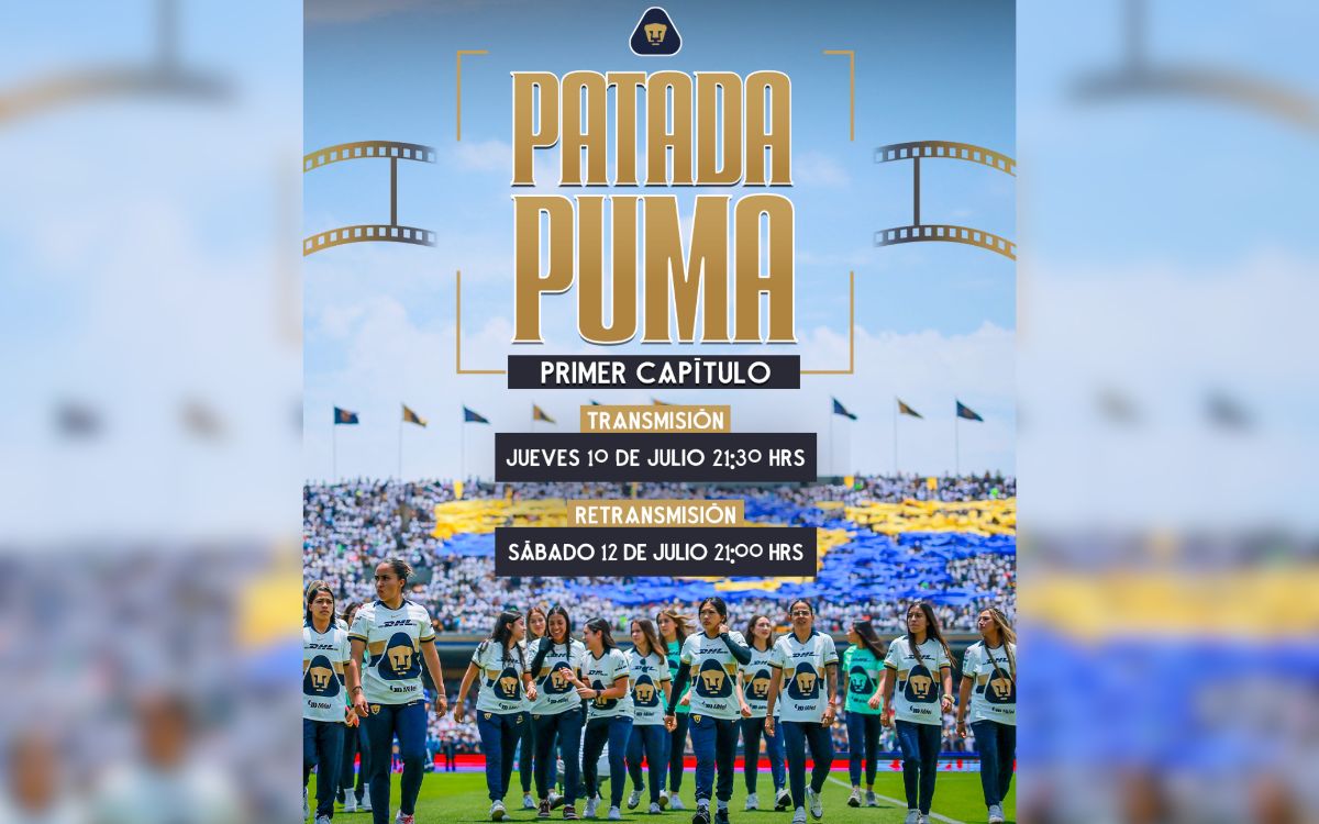 Pumas presenta 'Patada Puma', el nuevo documental sobre su equipo femenil de futbol Pumas presenta 'Patada Puma', el nuevo documental sobre su equipo femenil de futbol
