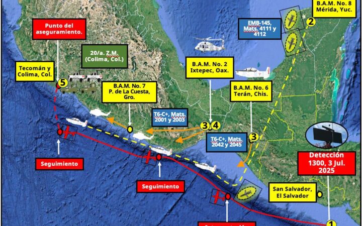 México aclara que narcoaeronave no tiene vínculo con El Salvador; Bukele revela carta de la SRE