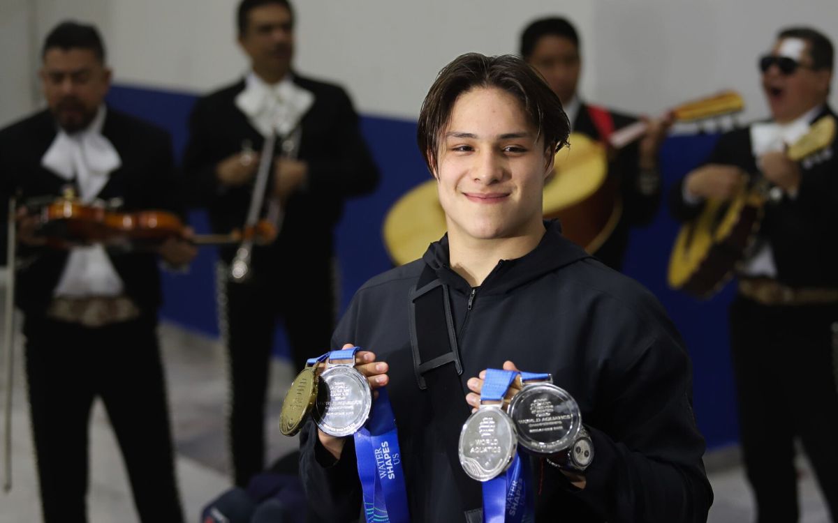 ‘Que me sueñen todos los días’: Osmar Olvera regresa a casa con mariachis y miras al oro olímpico