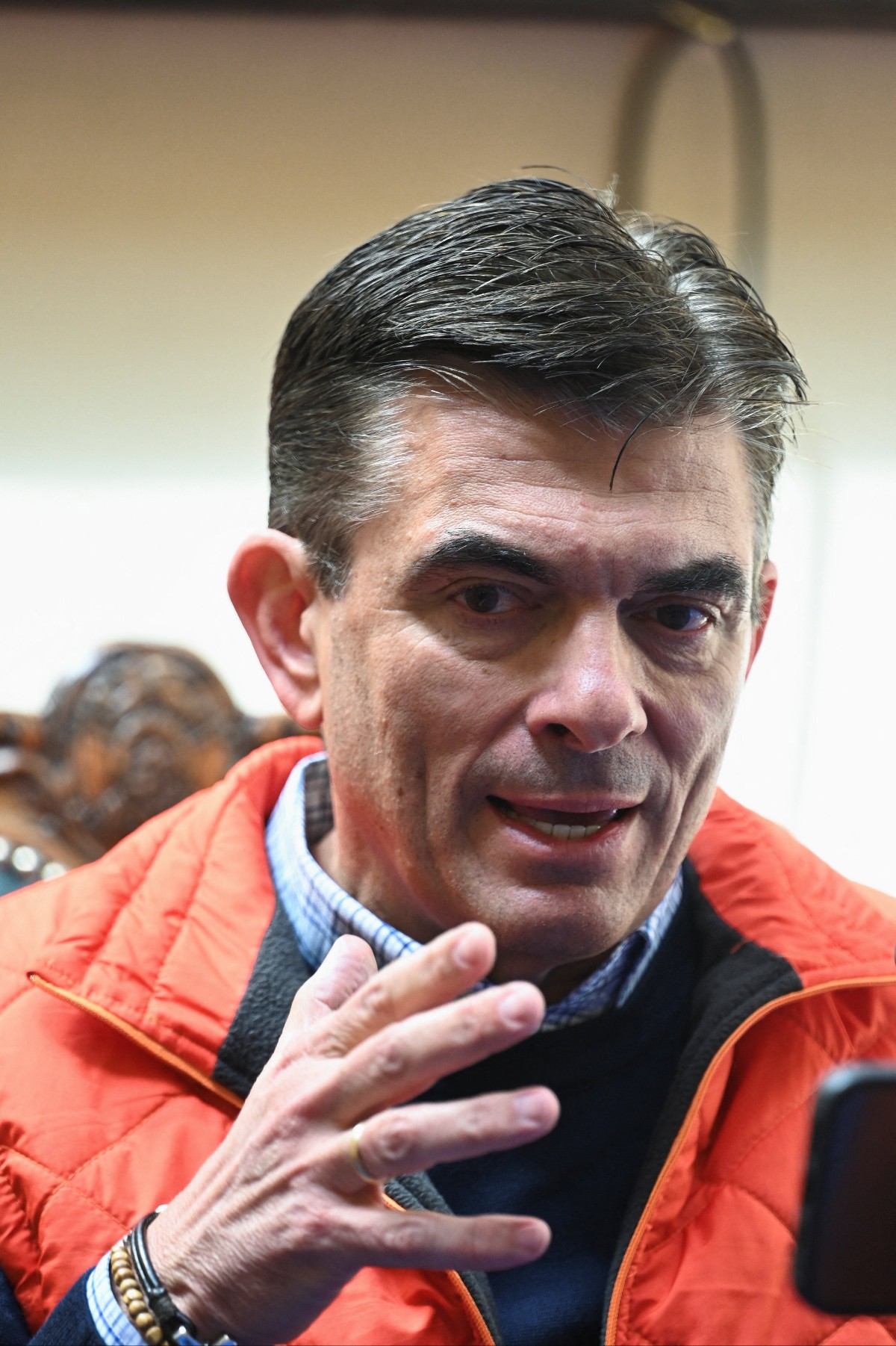 El senador Rodrigo Paz Pereira, candidato presidencial del Partido Demócrata Cristiano (PDC) de Bolivia. Foto: REUTERS/Claudia Morales