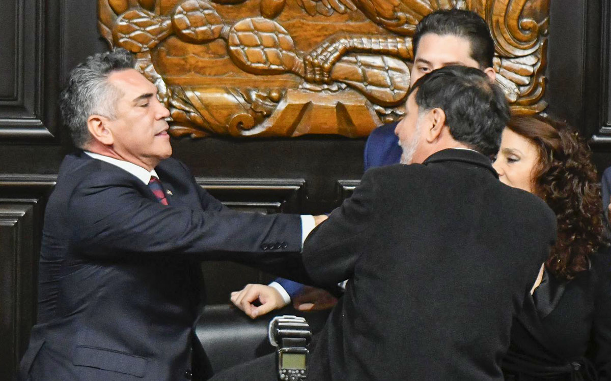 Agresión en el Congreso: 'Alito' Moreno se va sobre Fernández Noroña | Video Agresión en el Congreso: 'Alito' Moreno se va sobre Fernández Noroña | Video