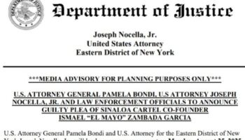 Pam Bondi anunciará acuerdo de culpabilidad con ‘El Mayo’ Zambada