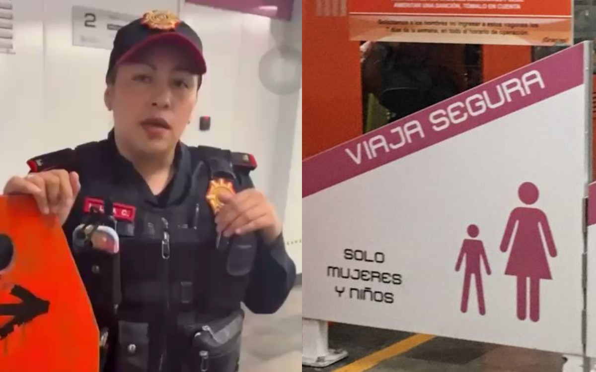 Sancionarán a policía que impidió a mujer trans entrar al área exclusiva de mujeres en el Metro Sancionarán a policía que impidió a mujer trans entrar al área exclusiva de mujeres en el Metro