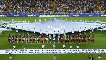 UEFA a Israel: 'Dejen de matar niños, dejen de matar civiles'