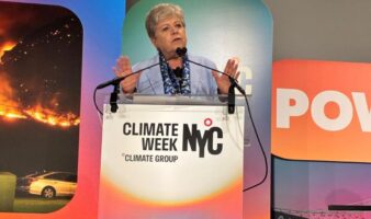 Alicia Bárcena inaugura la Semana del Clima en Nueva York