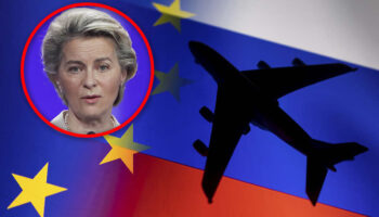 El avión de Ursula Von der Leyen, afectado por una presunta interferencia rusa en el GPS
