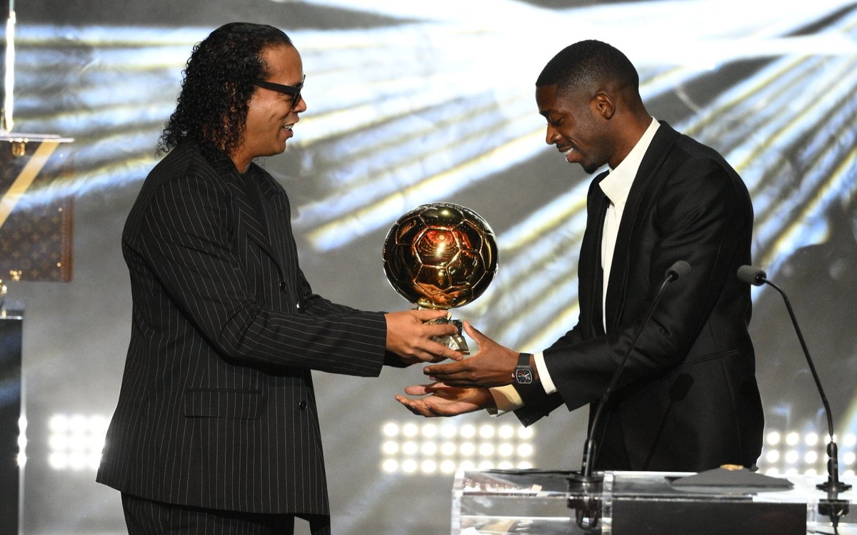 "El Balón de Oro nunca fue un objetivo, pero es algo excepcional": Dembélé | Video