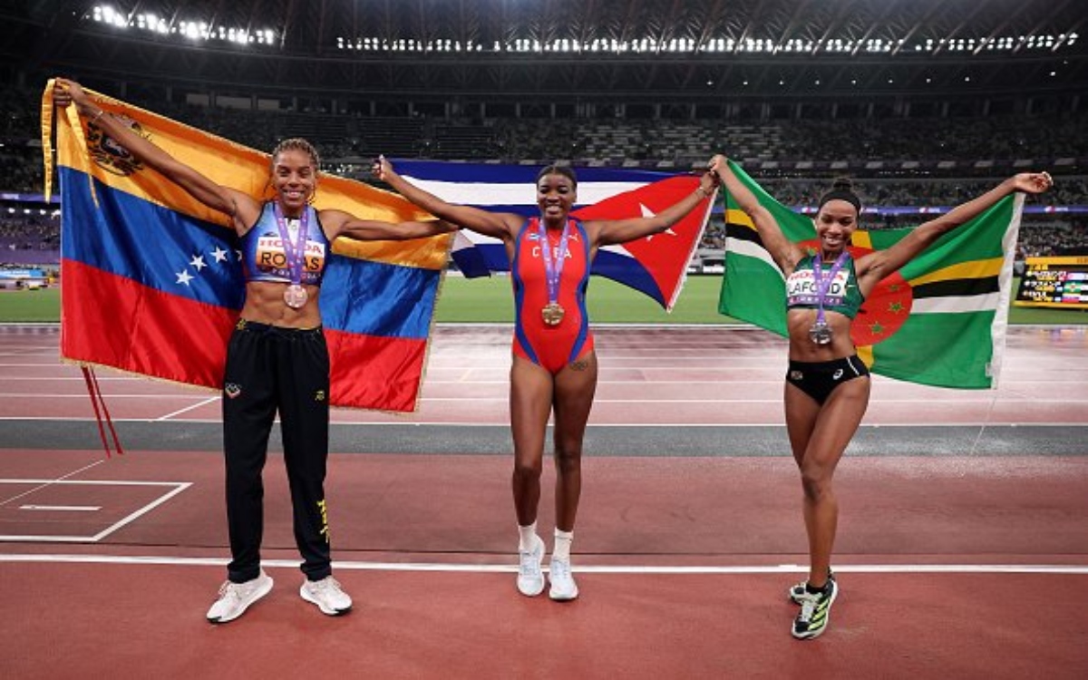 Leyanis Pérez destrona a Yulimar Rojas como reina mundial del triple salto | Video Leyanis Pérez destrona a Yulimar Rojas como reina mundial del triple salto | Video
