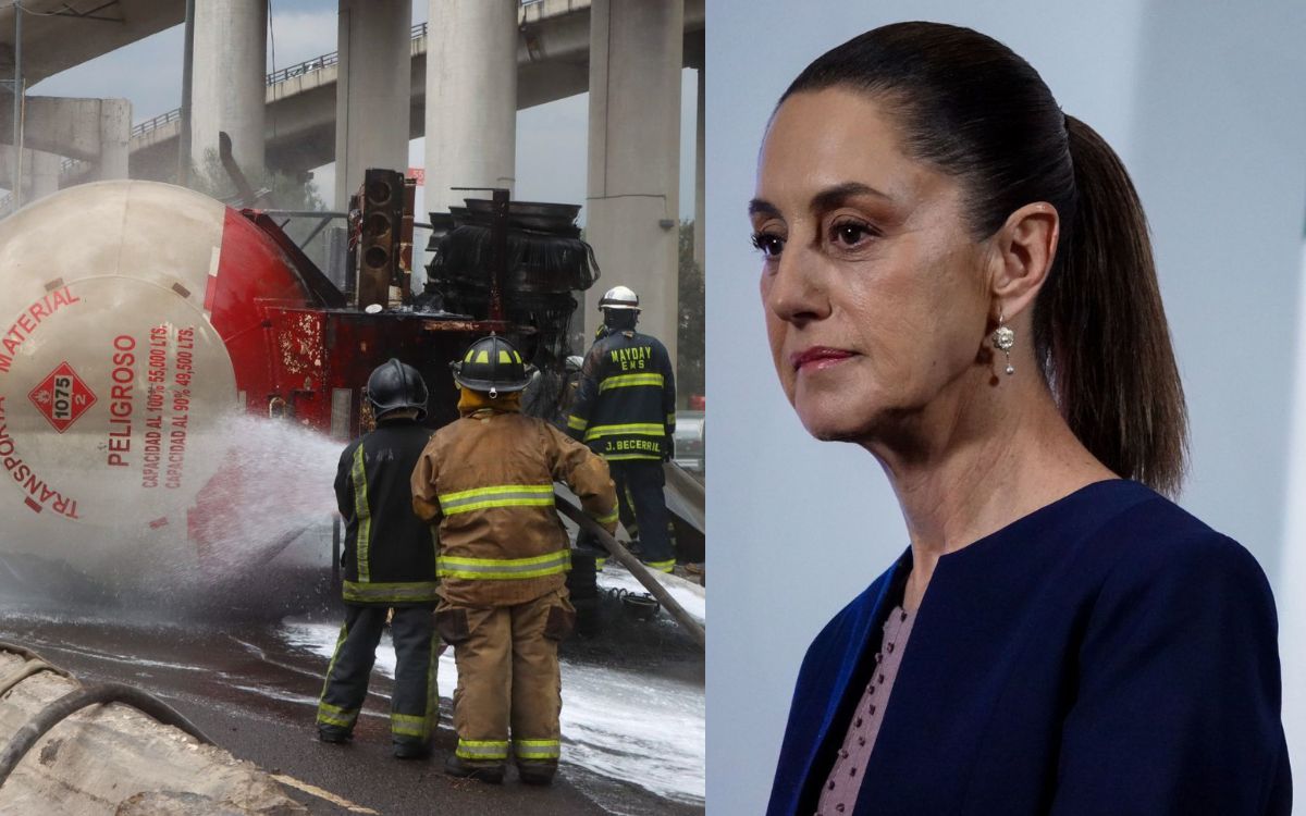 'Vamos a estar ahí, muy presentes': Sheinbaum lamenta explosión de pipa 'Vamos a estar ahí, muy presentes': Sheinbaum lamenta explosión de pipa