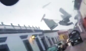Tornado causa destrozos en San Cristóbal de las Casas
