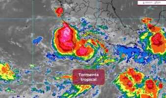 La tormenta Narda se fortalece; provocará lluvias intensas y fuertes vientos en el Pacífico