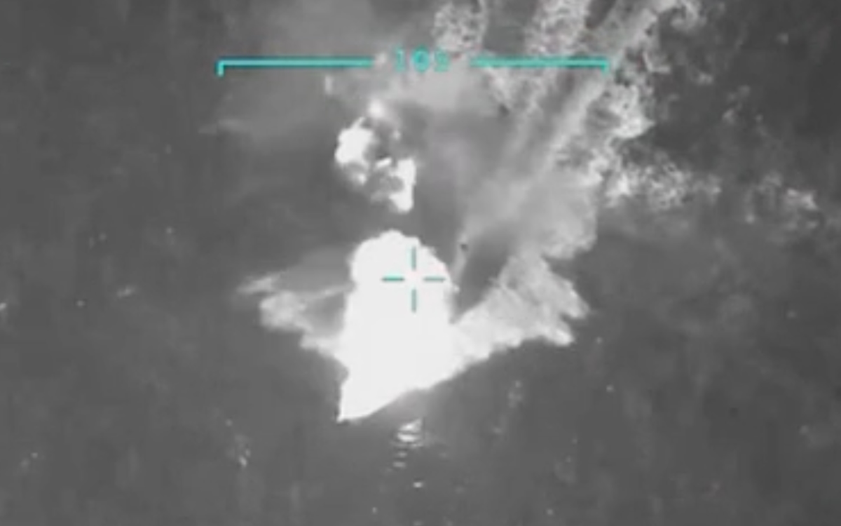 Trump publica video del ataque a barco procedente de Venezuela