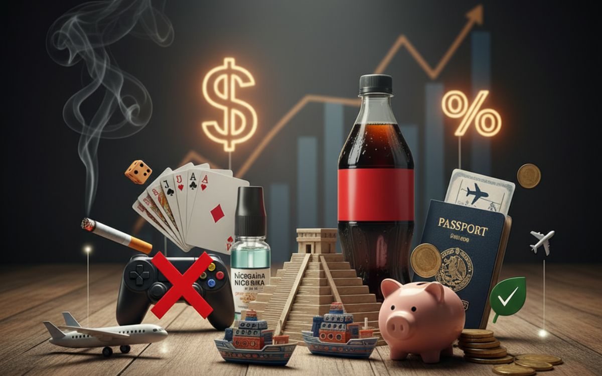 Estos son algunos de los impuestos que subirán el próximo año en México Estos son algunos de los impuestos que subirán el próximo año en México