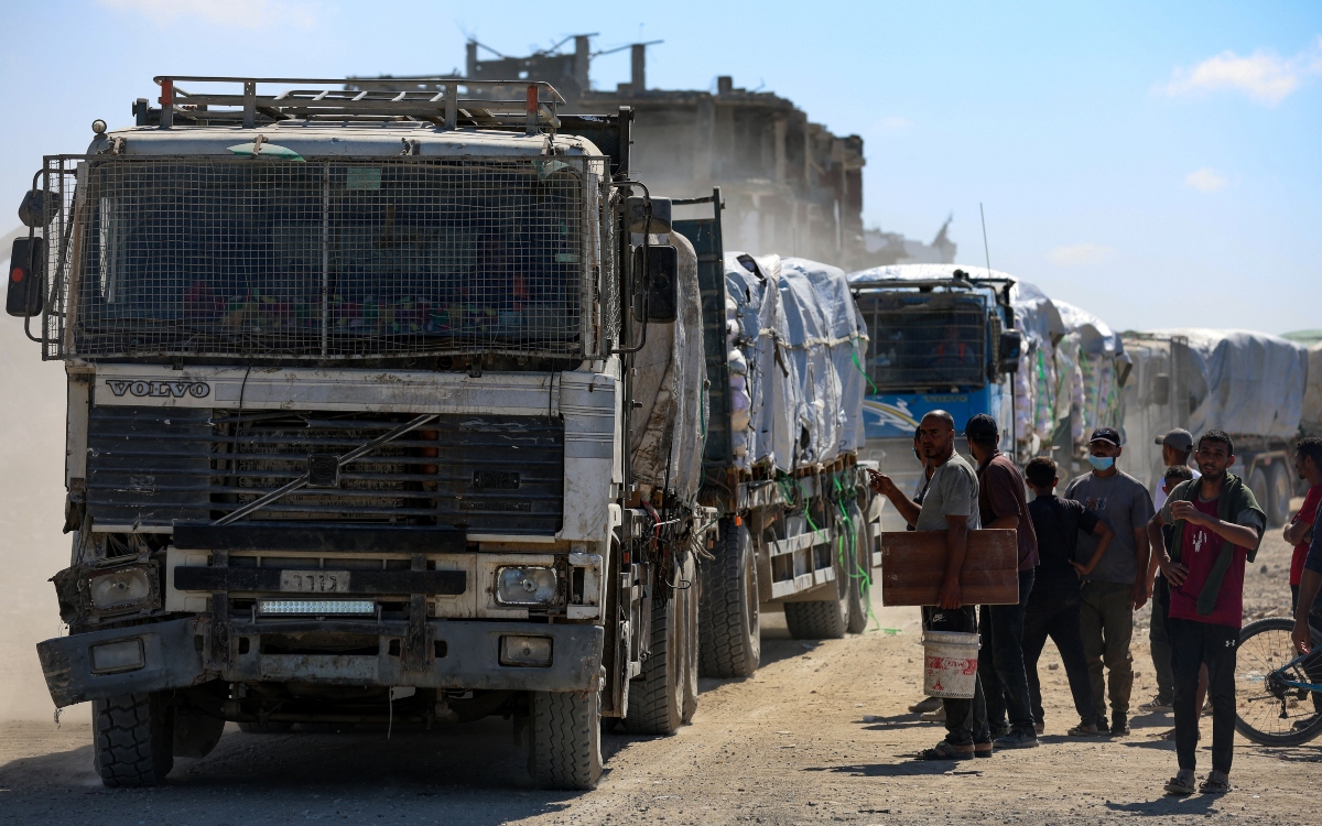 Israel solo dejará cruzar a Gaza la mitad de los camiones humanitarios acordados Israel solo dejará cruzar a Gaza la mitad de los camiones humanitarios acordados