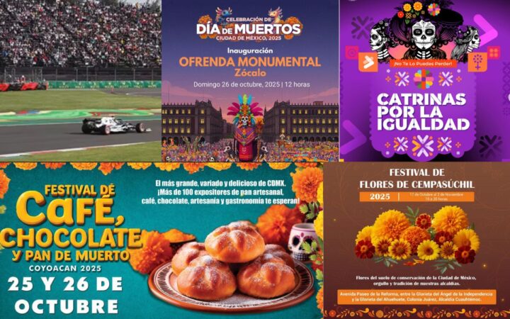 Qué hacer en CDMX este fin de semana: F1, Ofrendas y más Qué hacer en CDMX este fin de semana: F1, Ofrendas y más