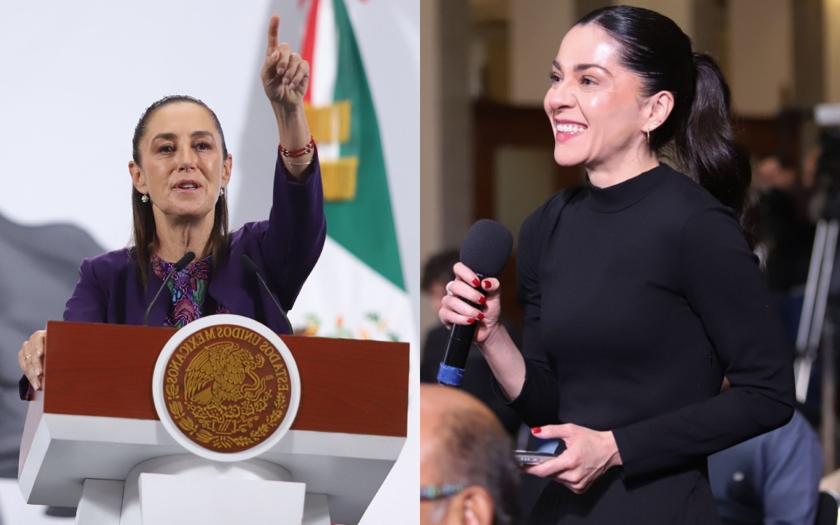 Reaparece Liz Vilchis en las mañaneras, ahora 'haciendo periodismo' | Video Reaparece Liz Vilchis en las mañaneras, ahora 'haciendo periodismo' | Video