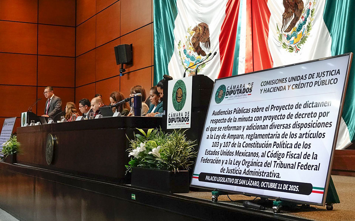 Cuestionan en audiencias públicas que reforma al amparo limite el 'interés legítimo' Cuestionan en audiencias públicas que reforma al amparo limite el 'interés legítimo'