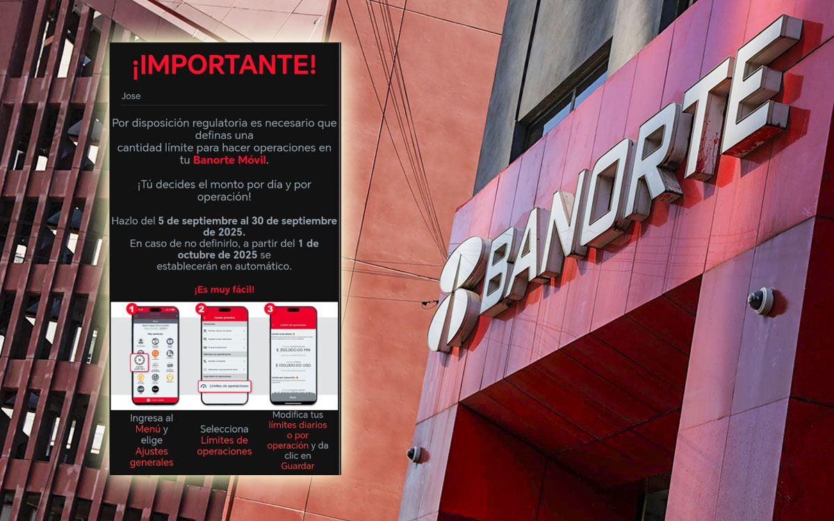 Banorte explica mensaje enviado a usuarios sobre el MTU | Entérate