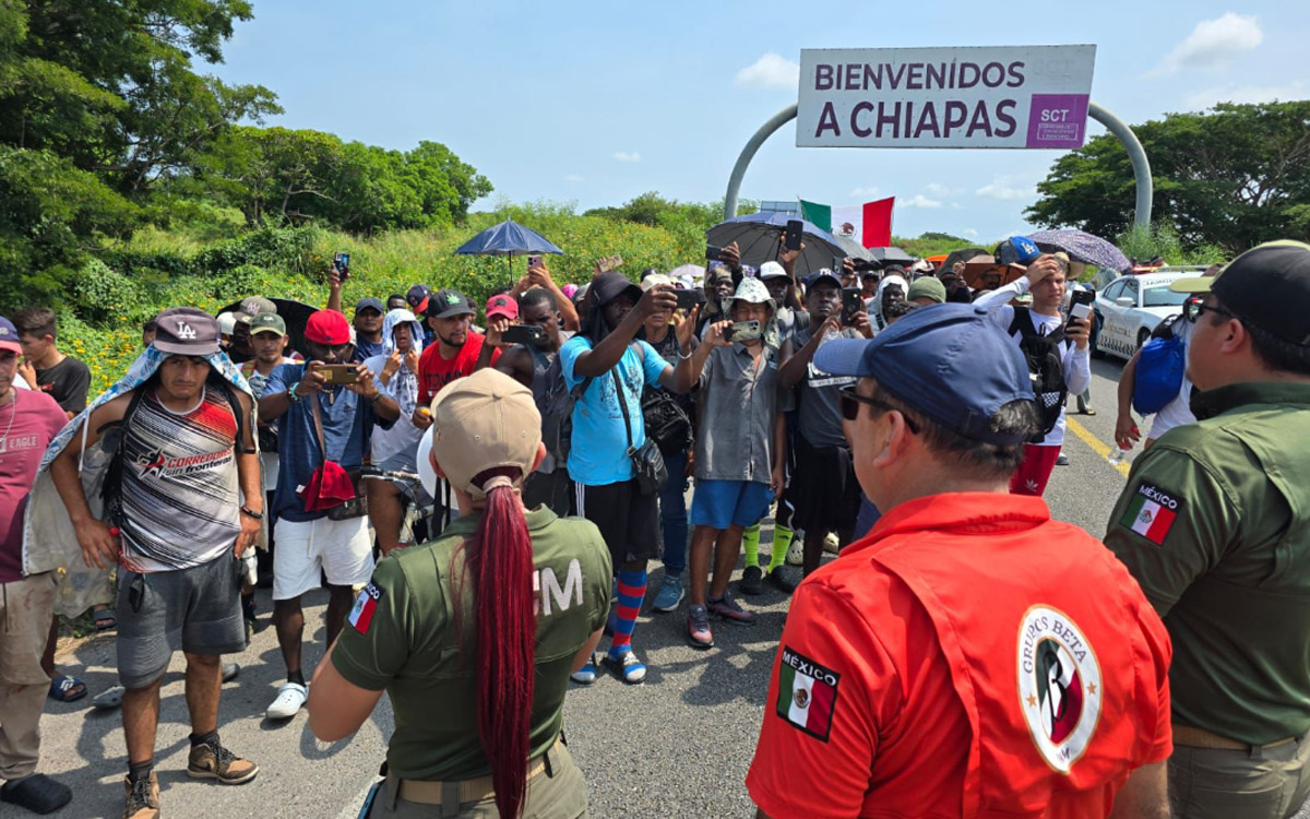 Llega a Oaxaca la caravana migrante 'La Libertad' Llega a Oaxaca la caravana migrante 'La Libertad'