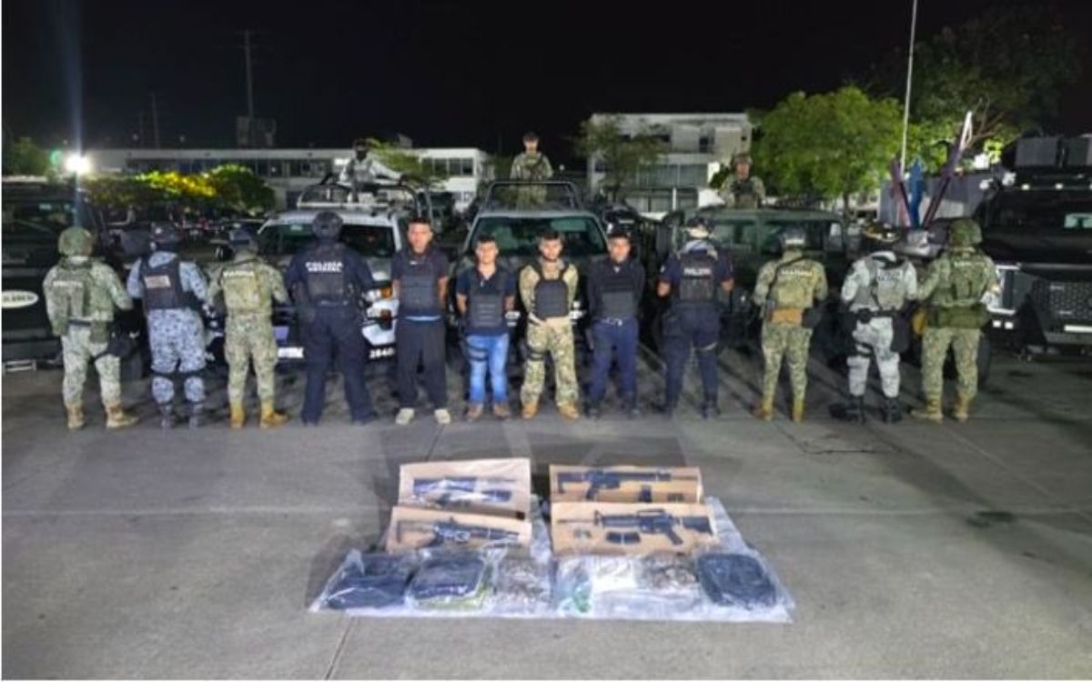 Operativo en Tabasco deja cuatro detenidos por cobro de piso: García Harfuch Operativo en Tabasco deja cuatro detenidos por cobro de piso: García Harfuch