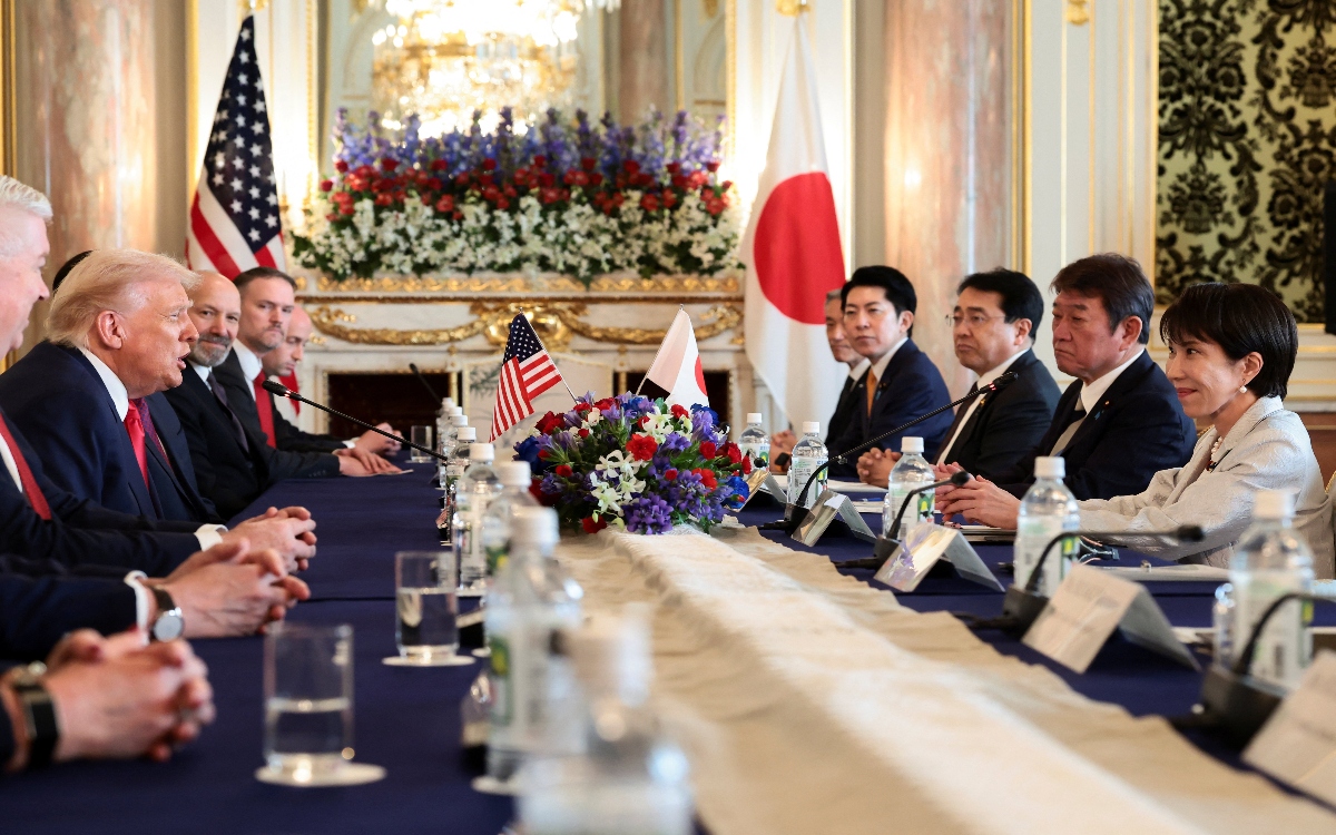 Cumbre entre Trump y Takaichi empieza tarde por culpa de Ohtani | Video Cumbre entre Trump y Takaichi empieza tarde por culpa de Ohtani | Video