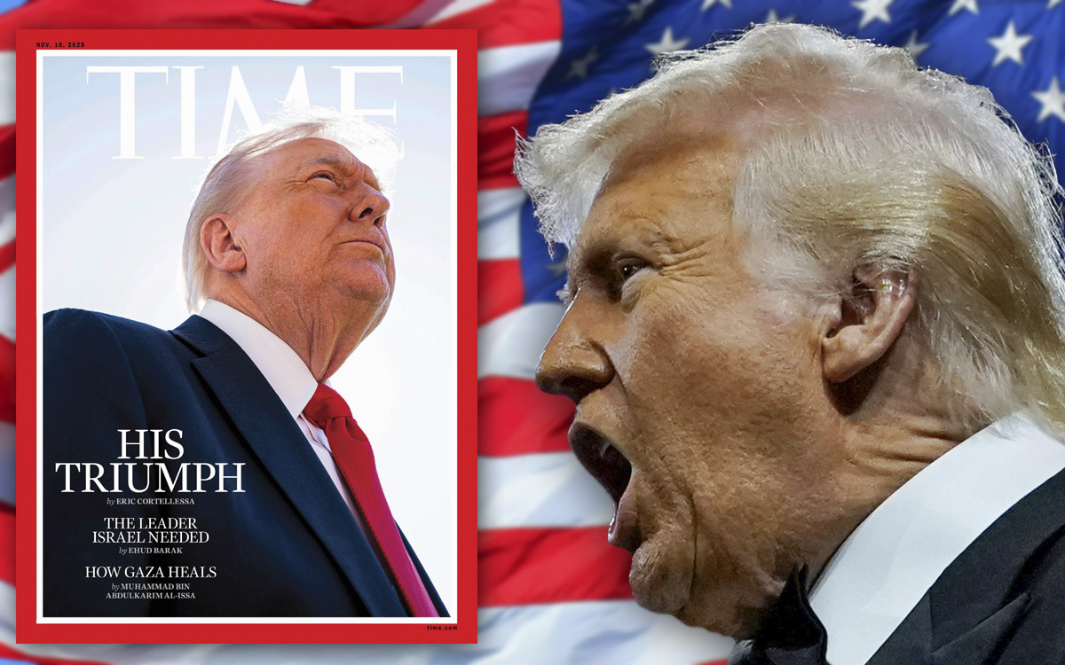 Trump se queja de su foto en la portada de la revista Time: Me 'borraron' el pelo Trump se queja de su foto en la portada de la revista Time: Me 'borraron' el pelo