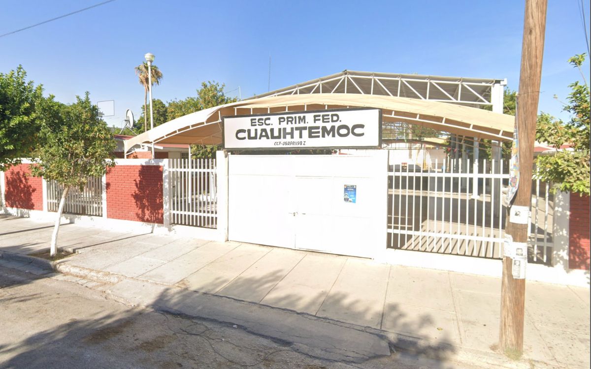 Muere alumno de 6 años tras caerle estructura de primaria federal en Coahuila Muere alumno de 6 años tras caerle estructura de primaria federal en Coahuila