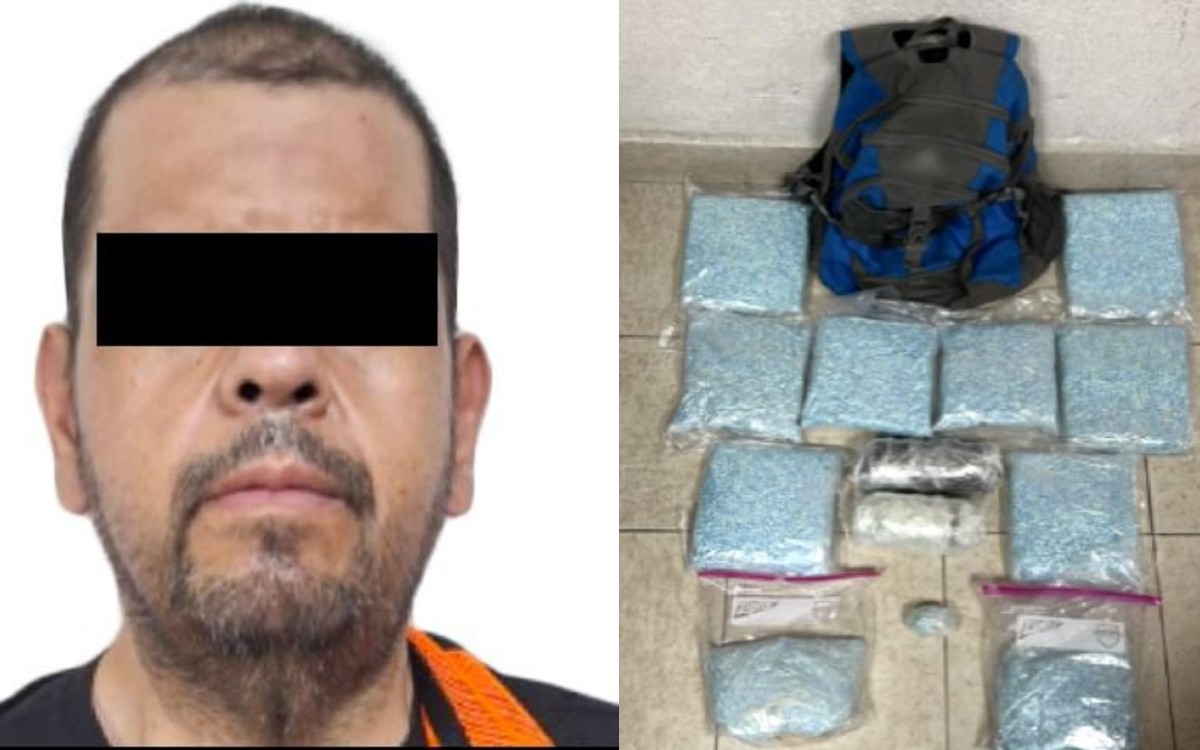 Cae sujeto con más de 100 mil tabletas de fentanilo en CDMX Cae sujeto con más de 100 mil tabletas de fentanilo en CDMX