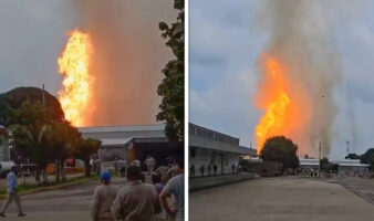 Incendio en gasoducto de Pemex en Chiapas deja cinco militares lesionados