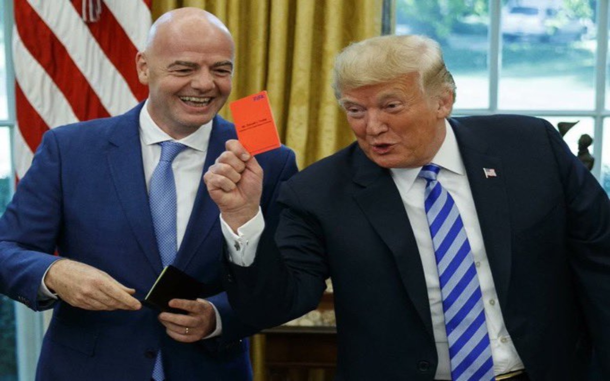'Felicidades a Trump por el acuerdo para el alto al fuego en Oriente Medio': Infantino 'Felicidades a Trump por el acuerdo para el alto al fuego en Oriente Medio': Infantino