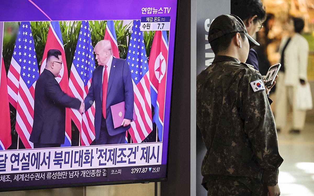 Trump dice que le 'encantaría' reunirse con Kim: 'Estaré en Corea del Sur' Trump dice que le 'encantaría' reunirse con Kim: 'Estaré en Corea del Sur'